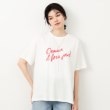 オペークドットクリップ(OPAQUE.CLIP)のリラクシープリントロゴTシャツ【洗濯機洗い可】13