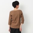 オペークドットクリップ(OPAQUE.CLIP)のボートネック7分袖カットソー【洗濯機洗い可】45