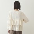 オペークドットクリップ(OPAQUE.CLIP)の前開きペプラムブラウス【洗濯機洗い可】15