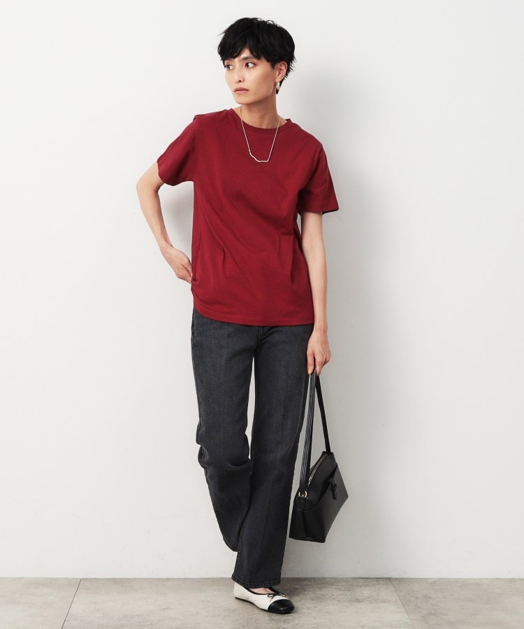オペークドットクリップ(OPAQUE.CLIP)のベーシックTシャツ【接触冷感／UVケア／汗染み防止】48