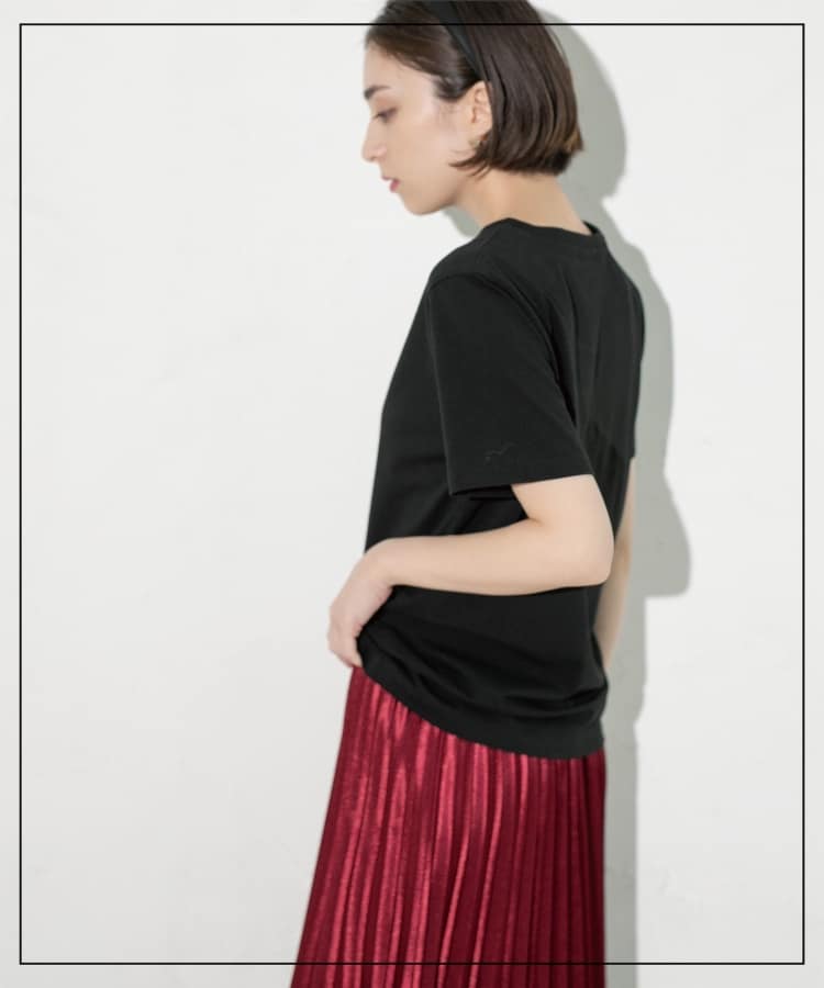 オペークドットクリップ(OPAQUE.CLIP)のベーシックTシャツ【接触冷感／UVケア／汗染み防止】13