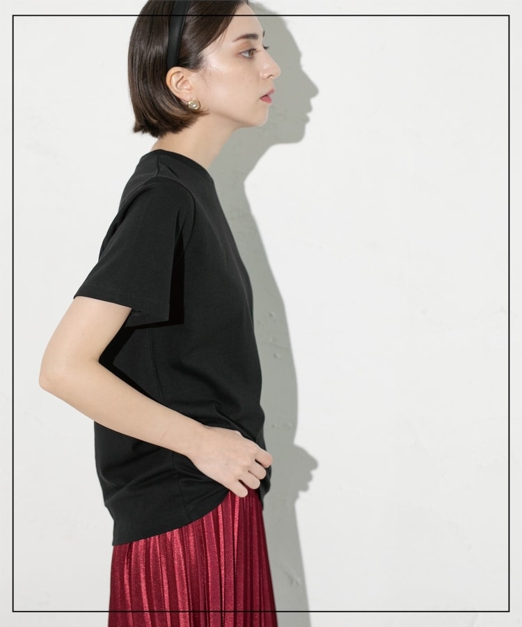 オペークドットクリップ(OPAQUE.CLIP)のベーシックTシャツ【接触冷感／UVケア／汗染み防止】14
