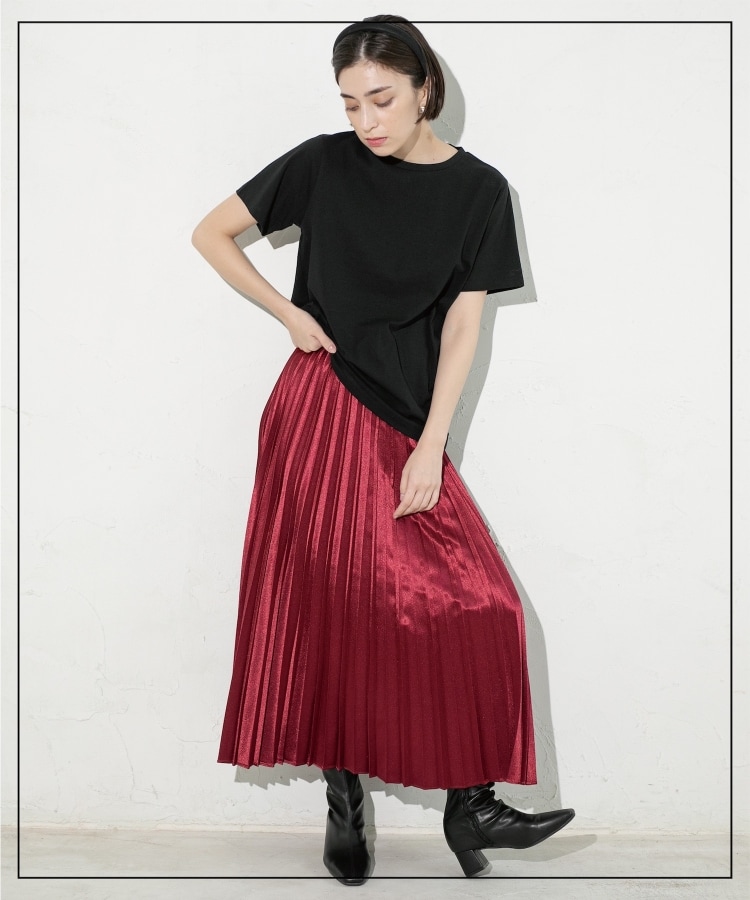 オペークドットクリップ(OPAQUE.CLIP)のベーシックTシャツ【接触冷感／UVケア／汗染み防止】16