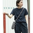 オペークドットクリップ(OPAQUE.CLIP)のベーシックTシャツ【接触冷感／UVケア／汗染み防止】 ネイビー(094)