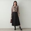 オペークドットクリップ(OPAQUE.CLIP)の《美人百花掲載》レオパードジャカード フレアスカート【洗濯機洗い可】6