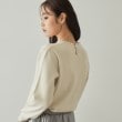 オペークドットクリップ(OPAQUE.CLIP)の《美人百花掲載》パール調付きラメニット【洗濯機洗い可】1