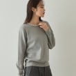 オペークドットクリップ(OPAQUE.CLIP)の《美人百花掲載》パール調付きラメニット【洗濯機洗い可】5