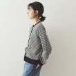 オペークドットクリップ(OPAQUE.CLIP)の幾何学柄ジャカード ニットカーディガン【洗濯機洗い可/抗ピル】10