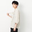 オペークドットクリップ(OPAQUE.CLIP)の2WAY 柄プリントボウタイブラウス【洗濯機洗い可】21