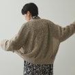 オペークドットクリップ(OPAQUE.CLIP)のモヘヤ混シアーVネックカーディガン【洗濯機洗い可】5