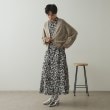 オペークドットクリップ(OPAQUE.CLIP)のモヘヤ混シアーVネックカーディガン【洗濯機洗い可】6