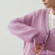 オペークドットクリップ(OPAQUE.CLIP)のモヘヤ混シアーVネックカーディガン【洗濯機洗い可】17