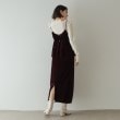 オペークドットクリップ(OPAQUE.CLIP)の《美人百花掲載》ベロアキャミブラウス/セットアップ対応【洗濯機洗い可】15