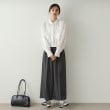 オペークドットクリップ(OPAQUE.CLIP)のピンタックフリル ショートシャツ【洗濯機洗い可】3