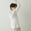 オペークドットクリップ(OPAQUE.CLIP)の箔ロゴプリント ロングTシャツ【洗濯機洗い可】1