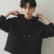 オペークドットクリップ(OPAQUE.CLIP)のショートフーディ/セットアップ対応【洗濯機洗い可】 ブラック(019)