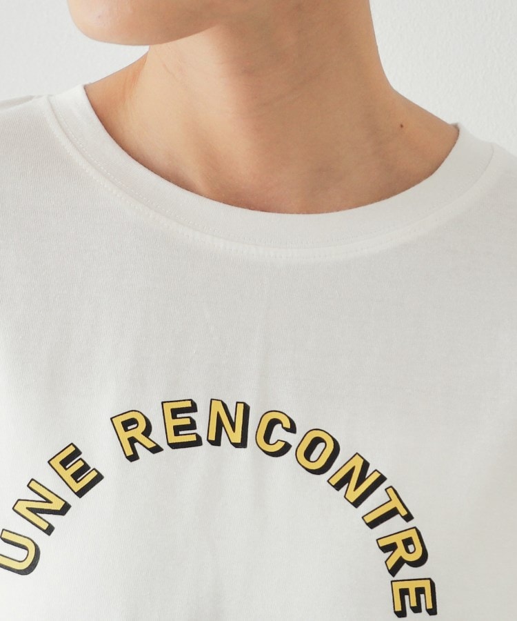 STORY掲載》ロゴプリントロングTシャツ【洗濯機洗い可】（T