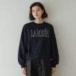 オペークドットクリップ(OPAQUE.CLIP)の《美人百花掲載》ロゴ裏毛ショートトップス【洗濯機洗い可】13