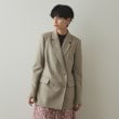 オペークドットクリップ(OPAQUE.CLIP)の金ボタンダブルテーラードジャケット【洗える/ストレッチ/抗ピル】9