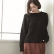 オペークドットクリップ(OPAQUE.CLIP)の《7color》ボリュームスリーブリブニット【洗濯機洗い可】12