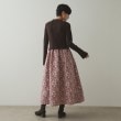 オペークドットクリップ(OPAQUE.CLIP)のニット×ジャカードドッキングワンピース【洗濯機洗い可】19