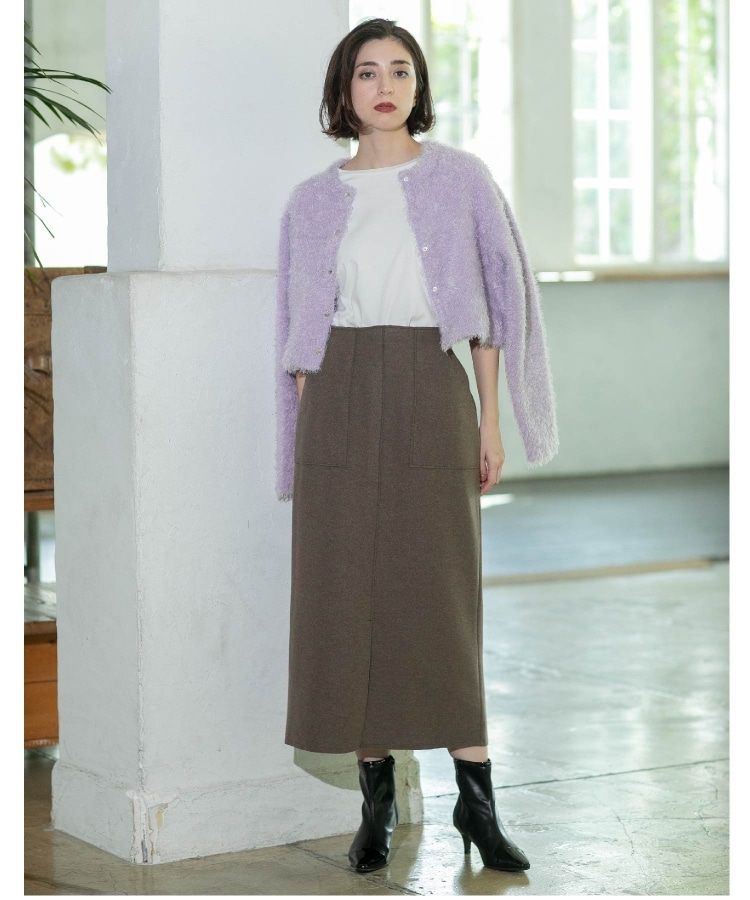 S-LLsize/7color》ウールライクストレッチタイトスカート【洗濯 S-LLsize/7color》ウールライクストレッチタイトスカート【洗濯