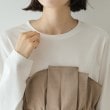 オペークドットクリップ(OPAQUE.CLIP)のビスチェドッキングカットソー【洗濯機洗い可】16