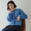 オペークドットクリップ(OPAQUE.CLIP)の《美人百花掲載》ブークレ配色ニットカーディガン【洗濯機洗い可】9