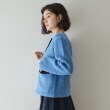 オペークドットクリップ(OPAQUE.CLIP)の《美人百花掲載》ブークレ配色ニットカーディガン【洗濯機洗い可】14