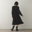 オペークドットクリップ(OPAQUE.CLIP)のフハクスリーブ ドッキングニットフレアワンピース【洗濯機洗い可】7