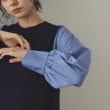 オペークドットクリップ(OPAQUE.CLIP)のフハクスリーブ ドッキングニットフレアワンピース【洗濯機洗い可】17