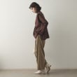 オペークドットクリップ(OPAQUE.CLIP)のサイドタックワイドパンツ【洗濯機洗い可】7
