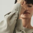 オペークドットクリップ(OPAQUE.CLIP)のチュールドッキング ペプラムブラウス【洗濯機洗い可】19