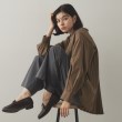 オペークドットクリップ(OPAQUE.CLIP)のバックプリーツスキッパーシャツ【洗濯機洗い可】10