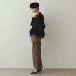 オペークドットクリップ(OPAQUE.CLIP)の《S-LLsize》裏起毛ストレッチフレアパンツ【吸湿発熱/洗濯機洗い可】8