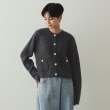オペークドットクリップ(OPAQUE.CLIP)の《美人百花掲載》金ボタンミラノリブニットカーディガン【洗える】13