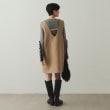 オペークドットクリップ(OPAQUE.CLIP)のウールライク Vネックミニジャンスカ【洗濯機洗い可】7