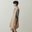 オペークドットクリップ(OPAQUE.CLIP)のウールライク Vネックミニジャンスカ【洗濯機洗い可】10
