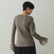 オペークドットクリップ(OPAQUE.CLIP)のバルーンスリーブ リブニット【洗濯機洗い可】14
