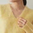 オペークドットクリップ(OPAQUE.CLIP)のアルパカ混Vネックニット【洗える】16