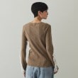 オペークドットクリップ(OPAQUE.CLIP)のチュールフリルスリーブリブニット【洗濯機洗い可】15