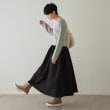 オペークドットクリップ(OPAQUE.CLIP)のラメ混ニット×フハクドッキングワンピース【洗濯機洗い可】2