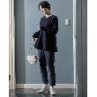 オペークドットクリップ(OPAQUE.CLIP)の《5color》シームレスペプラムニット【洗濯機洗い可】26