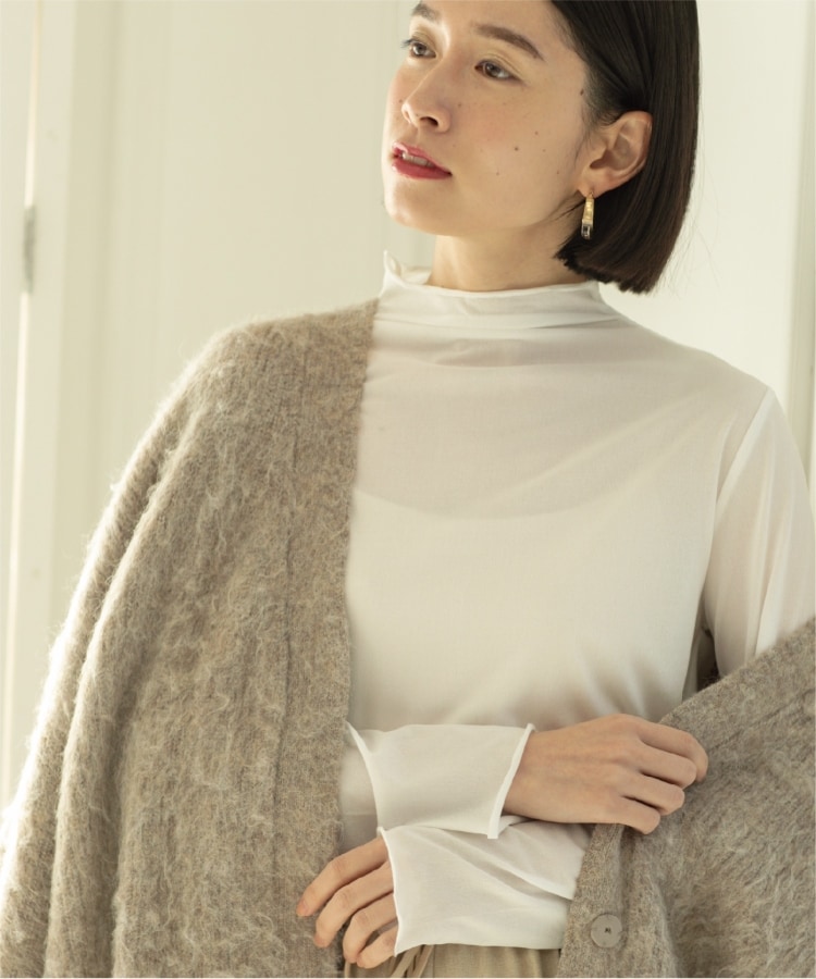 ≪ヒルナンデス!で紹介≫ シアーメロウハイネックトップス ≪ヒルナンデス!で紹介≫ シアーメロウハイネックトップス