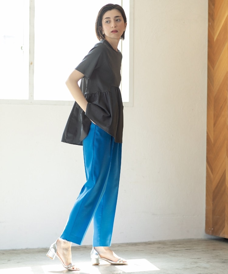 セール】≪通勤・セレモニー/セットアップ対応≫ ワイドパンツ
