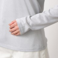 ラメジャージ ラウンドトップス【ストレッチ/洗濯機洗い可 ラメジャージ ラウンドトップス【ストレッチ/洗濯機洗い可