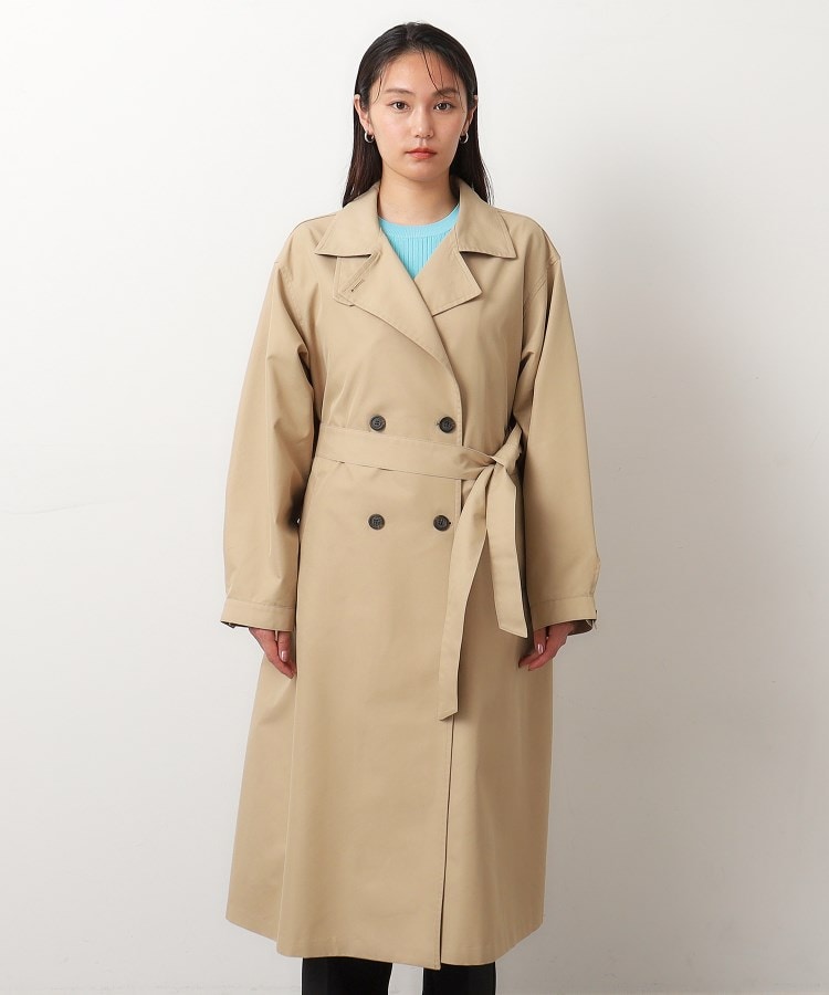 ≪美人百花掲載≫ トレンチコート/スタンドカラー2way【洗える ≪美人百花掲載≫ トレンチコート/スタンドカラー2way【洗える
