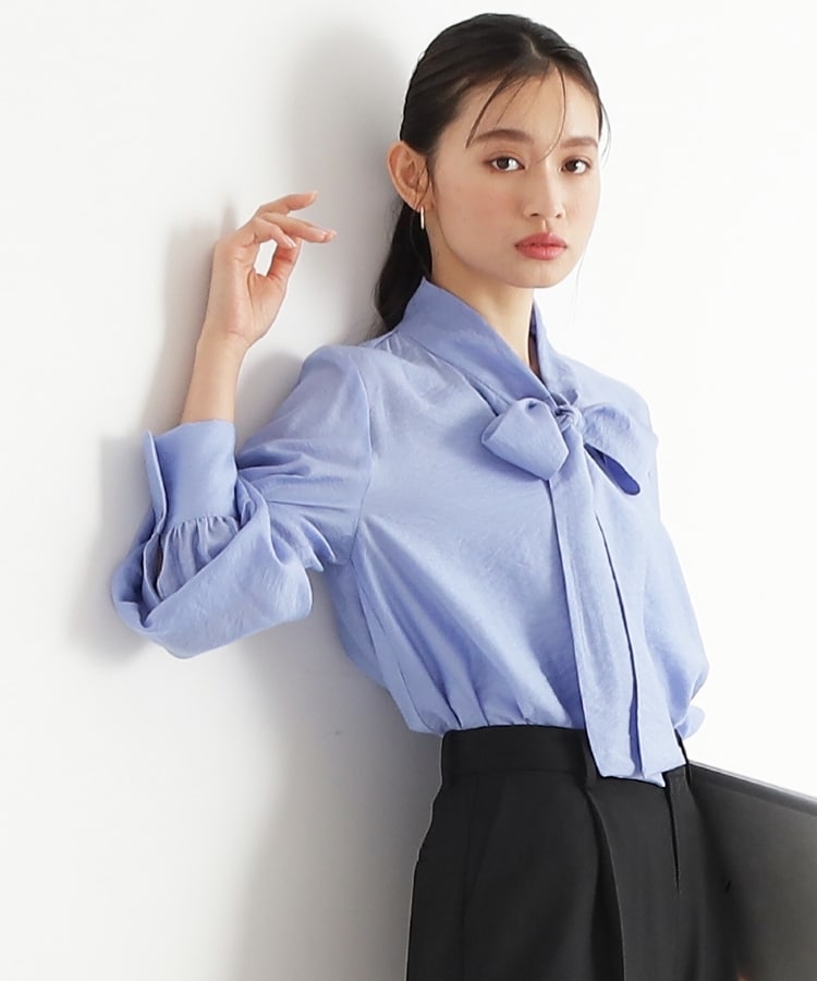 ≪美人百花掲載≫ ヴィンテージシアーボウタイブラウス【洗濯機 ≪美人百花掲載≫ ヴィンテージシアーボウタイブラウス【洗濯機