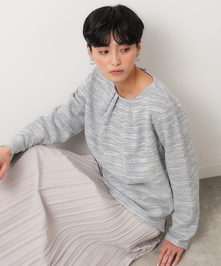 ≪S-LLsize≫ ツイードライクトップス/ラメ【洗濯機洗い可 ≪S-LLsize≫ ツイードライクトップス/ラメ【洗濯機洗い可
