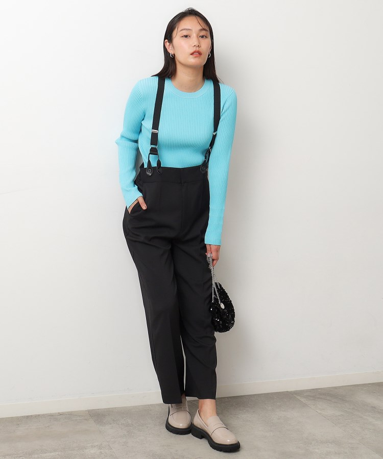 ≪ヒルナンデス!で紹介≫ サスペンダー付きワイドパンツ【洗濯 ≪ヒルナンデス!で紹介≫ サスペンダー付きワイドパンツ【洗濯